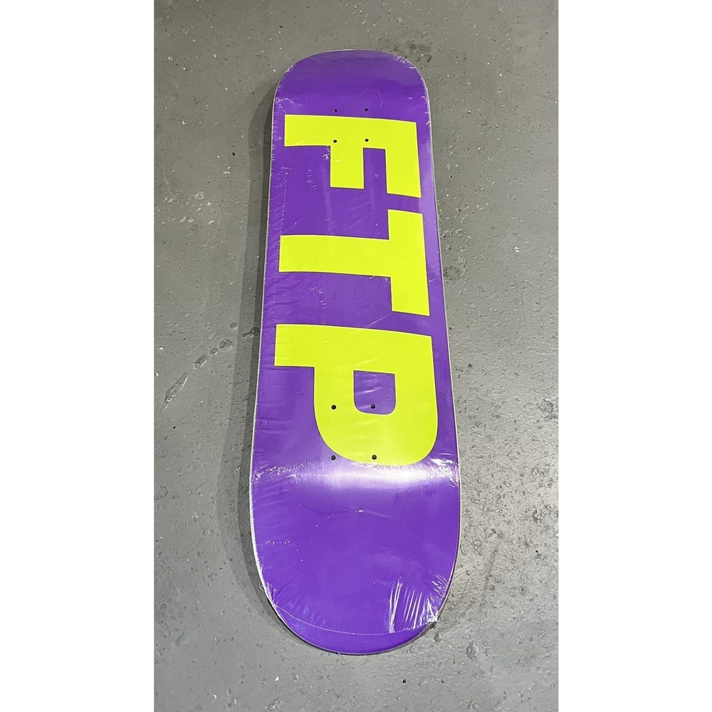 New FTP F*ck the Population SS21 Purple Logo Skateboard Deck 8.38 NEW